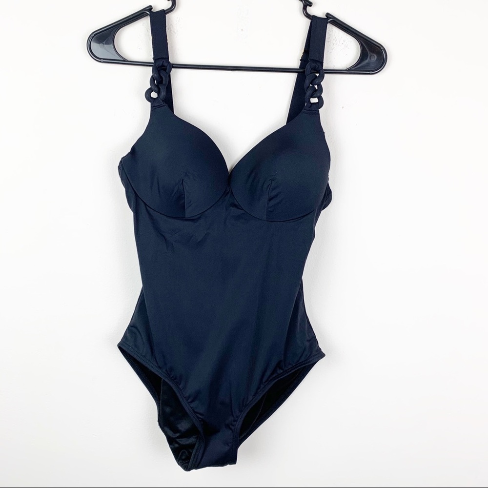 Spanx Black Full body Bathing Suit